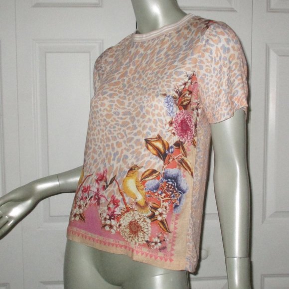 HALE BOB Pink Mixed Pattern Short Sleeve Tee - Picture 3 of 6